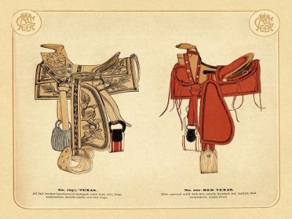 Picture of SADDLES AND TACK: TEXAS AND RED TEXAS SADDLES