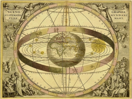 Picture of MAPS OF THE HEAVENS: SCENO SYSTEMATIS PTOLEMAICI