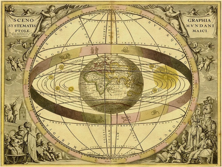 Picture of MAPS OF THE HEAVENS: SCENO SYSTEMATIS PTOLEMAICI