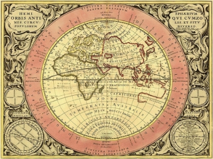 Picture of MAPS OF THE HEAVENS: HEMISPHAERIUM ORBIS ANTIQUI