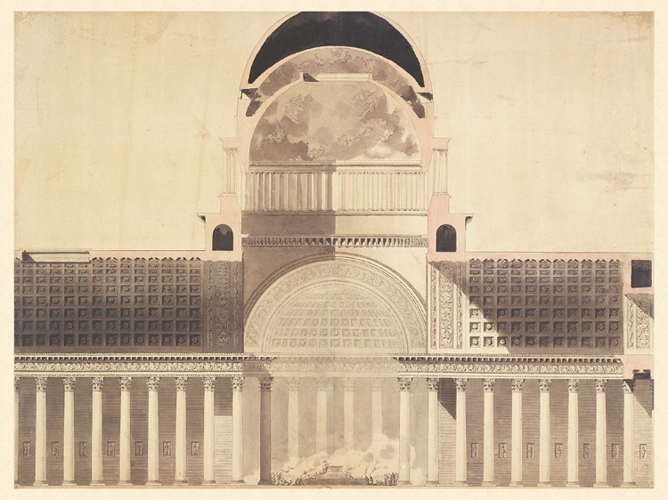 Picture of ARCHITECTURAL PROJECT FOR THE CHURCH OF THE MADELEINE, 1777 - 1785