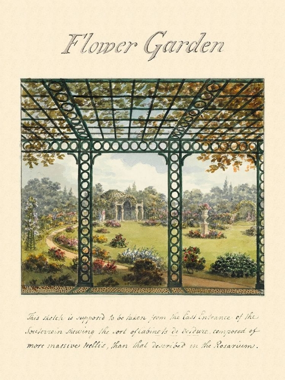 Picture of FLOWER GARDEN, 1813