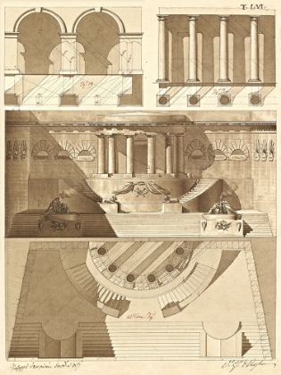 Picture of PLATE 56 FOR ELEMENTS OF CIVIL ARCHITECTURE, CA. 1818-1850