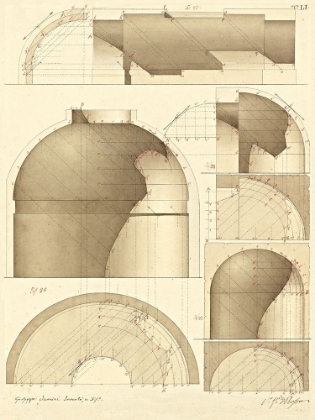 Picture of PLATE 51 FOR ELEMENTS OF CIVIL ARCHITECTURE, CA. 1818-1850