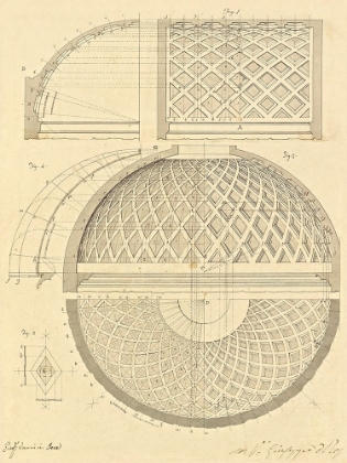 Picture of PLATE 43 FOR ELEMENTS OF CIVIL ARCHITECTURE, CA. 1818-1850