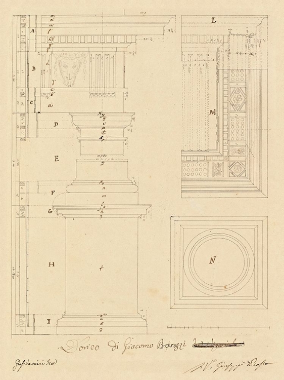 Picture of PLATE 13 FOR ELEMENTS OF CIVIL ARCHITECTURE, CA. 1818-1850