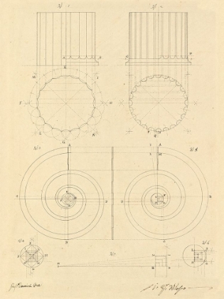 Picture of PLATE 6 FOR ELEMENTS OF CIVIL ARCHITECTURE, CA. 1818-1850