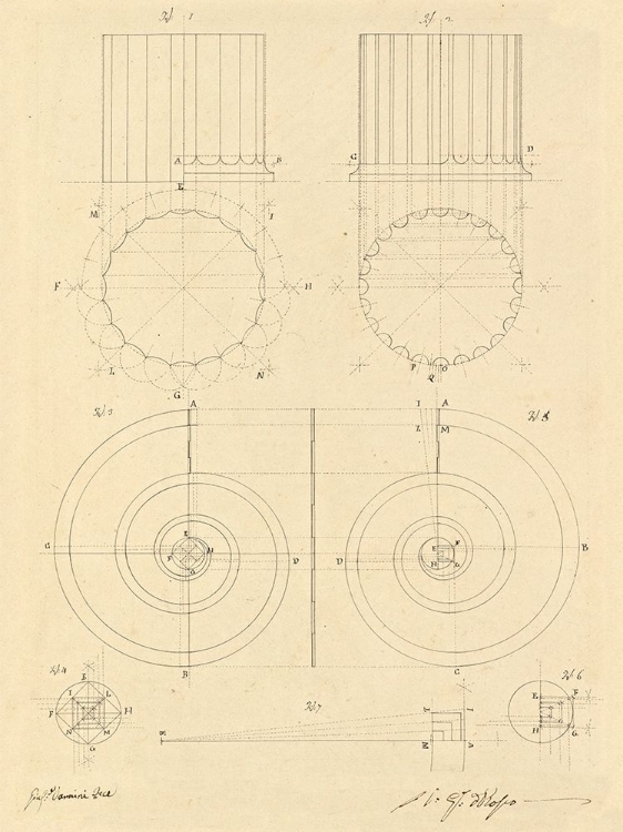 Picture of PLATE 6 FOR ELEMENTS OF CIVIL ARCHITECTURE, CA. 1818-1850