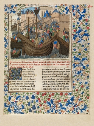 Picture of ALEXANDER ATTACKS THE CITY OF TYRE