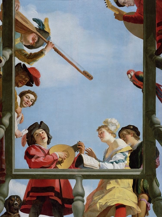 Picture of MUSICAL GROUP ON A BALCONY