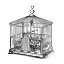 Picture of ETCHINGS: BIRDCAGE - ONION PEAK TOP, FLORAL BASE.