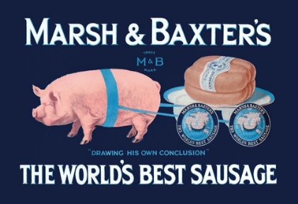 Picture of PIGS AND PORK: MARSH AND BAXTERS WORLDS BEST SAUSAGE