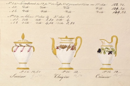 Picture of SUCRIER, CHEYERE ET CREMIER, CA. 1800-1820