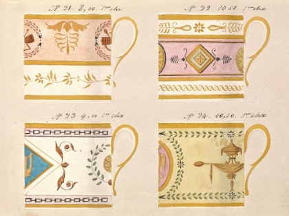 Picture of QUATRE TASSES DU 1ER CHOIX, CA. 1800-1820