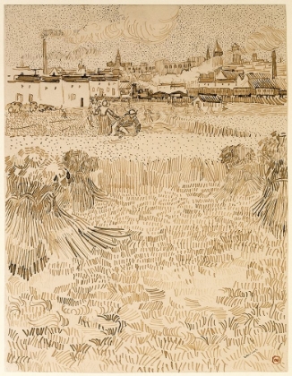 Picture of ARLES:  VIEW FROM THE WHEATFIELDS