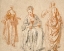 Picture of STUDIES OF THREE WOMEN