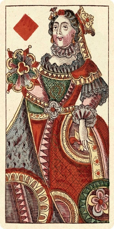 Picture of QUEEN OF DIAMONDS (BAUERN HOCHZEIT DECK)