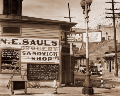 Picture of STREET SCENE, NEW ORLEANS, LOUISIANA, 1935