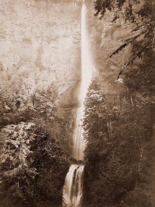 Picture of MULTNOMAH FALLS, COLUMBIA RIVER, OREGON, 2500 FEET., 1867