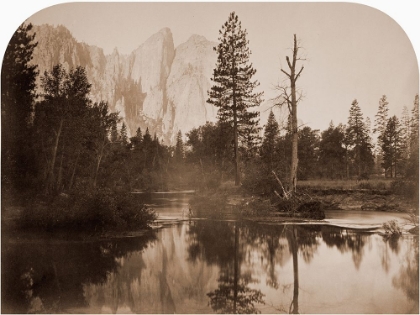 Picture of RIVER VIEW - DOWN THE VALLEY - YOSEMITE, CALIFORNIA, 1861