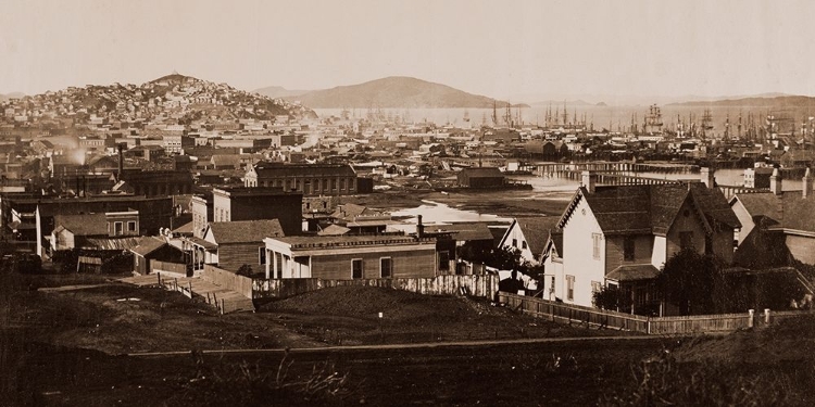 Picture of CITY FRONT FROM RINCON HILL, SAN FRANCISCO, CALIFORNIA, 1860