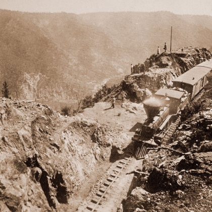 Picture of AMERICAN RIVER, CALIFORNIA, FROM GREEN BLUFFS, 1866-1869