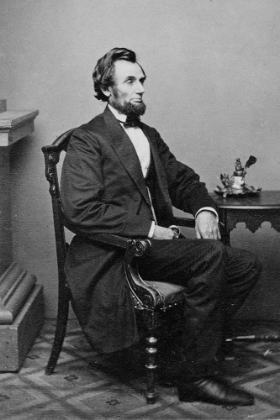 Picture of PRESIDENT ABRAHAM LINCOLN, WASHINGTON D.C., 1865