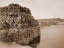 Picture of THE DALLES, EXTREMES OF HIGH AND LOW WATER, 92 FT./HEAD OF THE DALLES, COLUMBIA RIVER, OREGON, ABOUT
