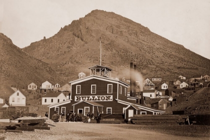 Picture of THE BULLION MINE, VIRGINIA CITY, NEVADA, 1880