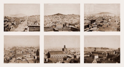Picture of SIX-PART PANORAMA OF SAN FRANCISCO, 1855-1856