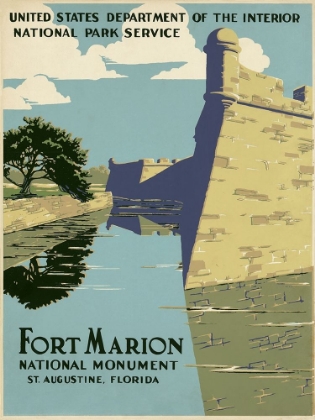 Picture of FORT MARION NATIONAL MONUMENT, ST. AUGUSTINE, FLORIDA, CA. 1938