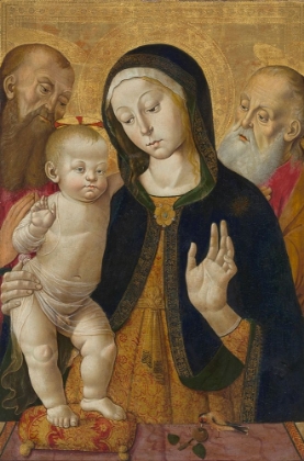Picture of MADONNA AND CHILD WITH TWO HERMIT SAINTS