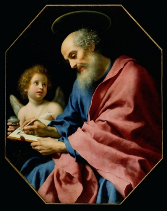 Picture of ST. MATTHEW WRITING HIS GOSPEL