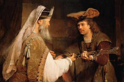 Picture of AHIMELECH GIVING THE SWORD OF GOLIATH TO DAVID