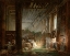 Picture of A HERMIT PRAYING IN THE RUINS OF A ROMAN TEMPLE