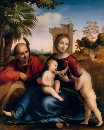 Picture of THE REST ON THE FLIGHT INTO EGYPT WITH ST. JOHN THE BAPTIST