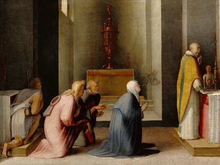 Picture of THE MIRACULOUS COMMUNION OF SAINT CATHERINE OF SIENA