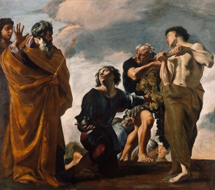 Picture of MOSES AND THE MESSENGERS FROM CANAAN