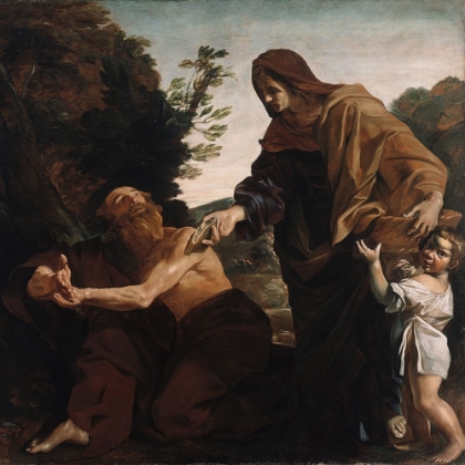 Picture of ELIJAH RECEIVING BREAD FROM THE WIDOW OF ZAREPHATH