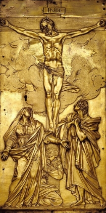 Picture of TABERNACLE DOOR WITH THE CRUCIFIXION