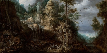 Picture of LANDSCAPE WITH THE TEMPTATION OF SAINT ANTHONY