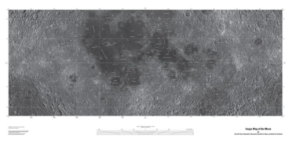 Picture of MAP OF THE MOON, PROJECTION