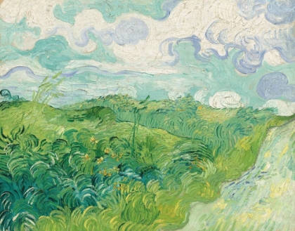 Picture of GREEN WHEAT FIELDS, AUVERS, 1890