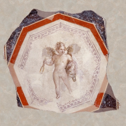 Picture of FRESCO DEPICTING CUPID HOLDING TWO STICKS AND A PAIL