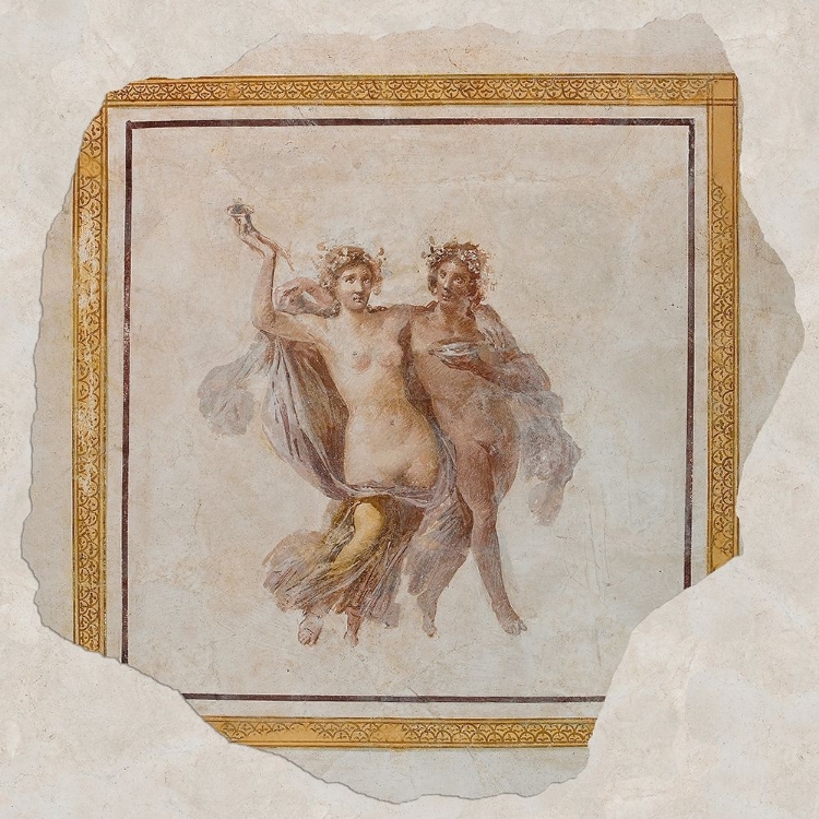 Picture of FRESCO PANEL DEPICTING DIONYSOS AND ARIADNE