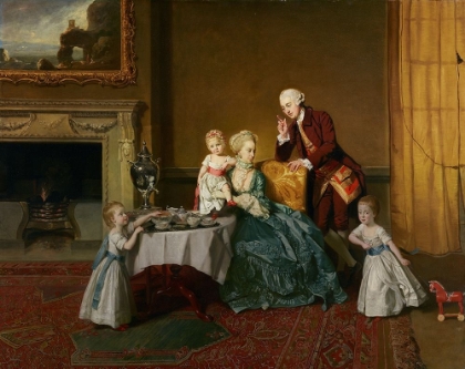 Picture of JOHN, FOURTEENTH LORD WILLOUGHBY DE BROKE, AND HIS FAMILY