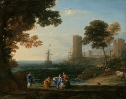 Picture of COAST VIEW WITH THE ABDUCTION OF EUROPA