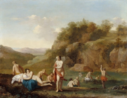 Picture of LANDSCAPE WITH BATHING NUDES