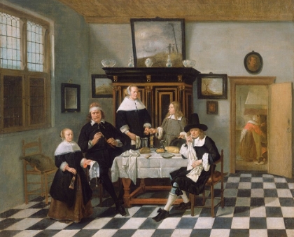 Picture of FAMILY GROUP IN AN INTERIOR