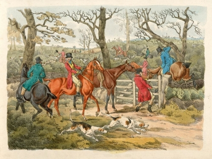 Picture of SPORTSMEN WITHIN AN ENCLOSURE, 1817